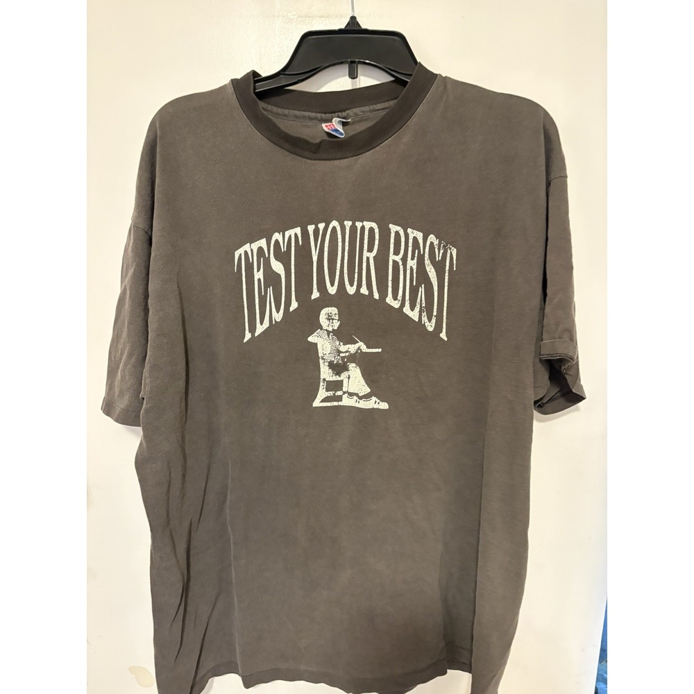 Vintage Test Your Best T-shirt Size XL